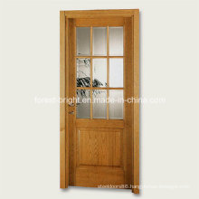 9 Lite Wood Single Glass Door Design